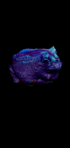 Mini Pacman Frog Squishy
